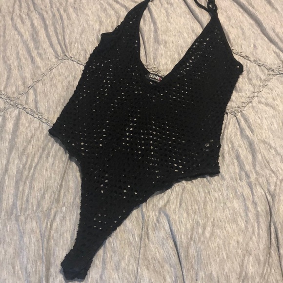 Black knit bodysuit - Picture 2 of 3